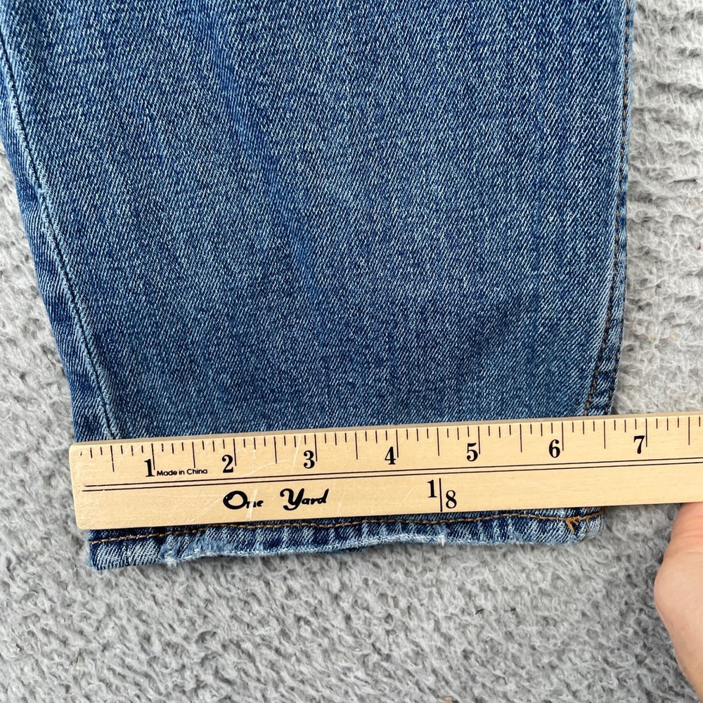 Abercrombie & Fitch Jeans Womens 27/4R Ankle Straight Ultra High Rise Distressed - Picture 4 of 9